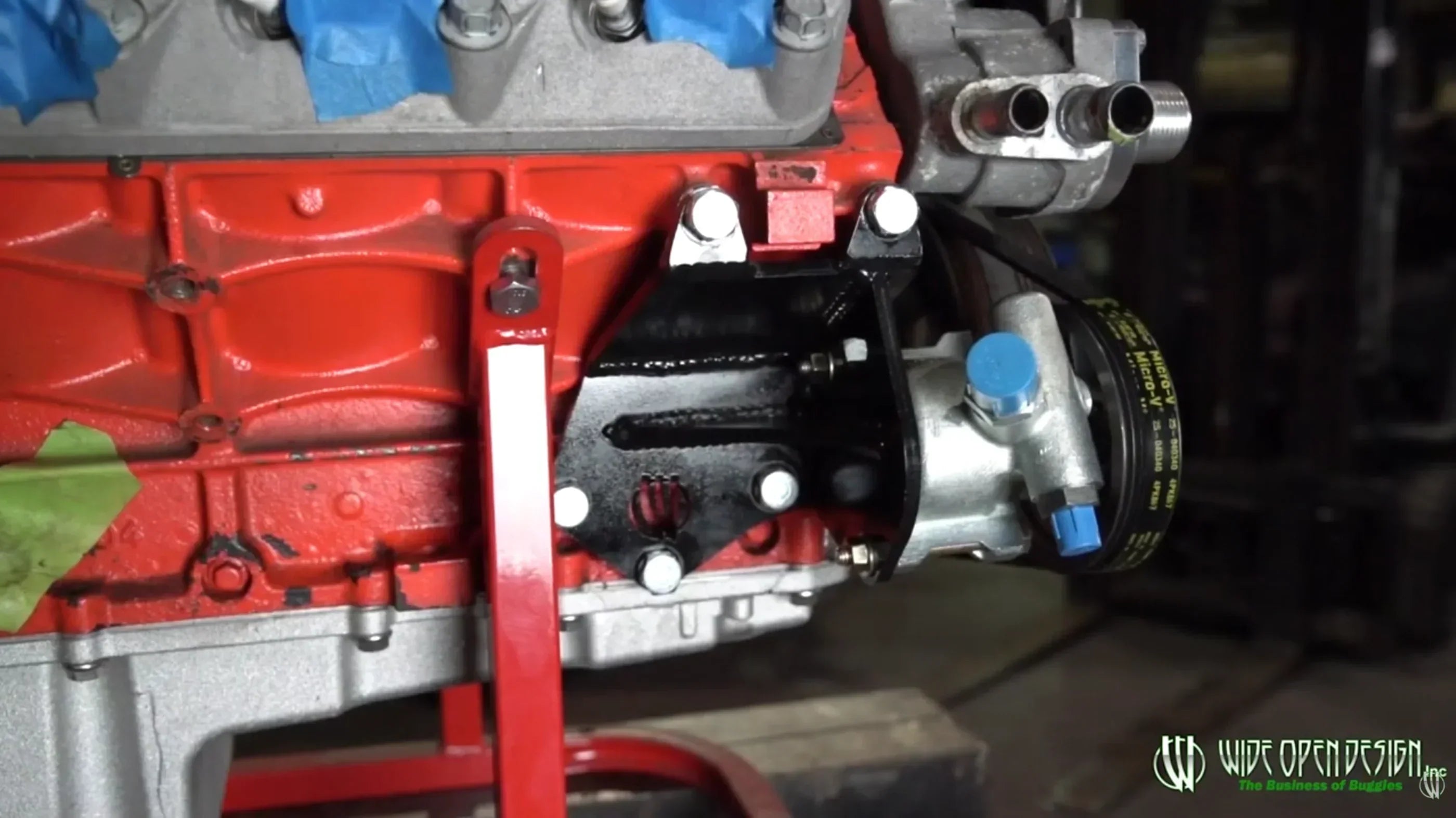 Clean Steering Packaging: The WOD TC Pump Mount Kit for LS Engines