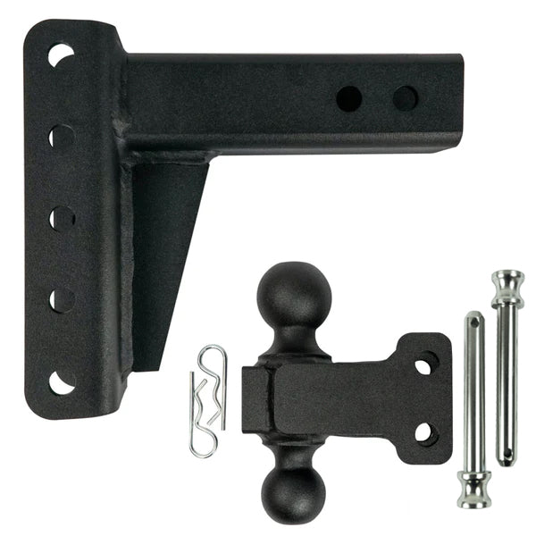 Yukon BulletProof 2.5" Medium Duty Hitch - MD254 - 4" - manufacturer photo 2; vehicle and optional accessories not included