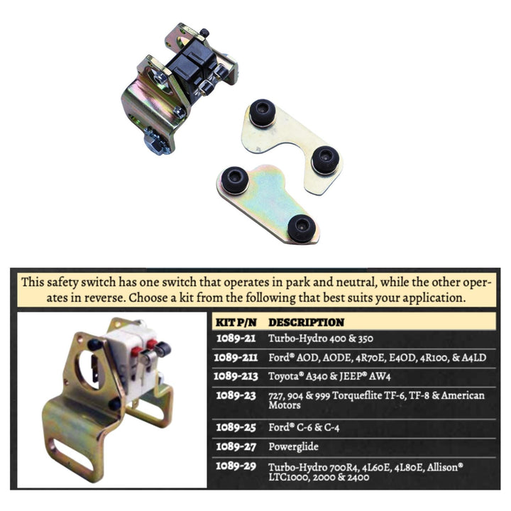 Winters Shifter Park/Neutral Double Safety Switch Kit