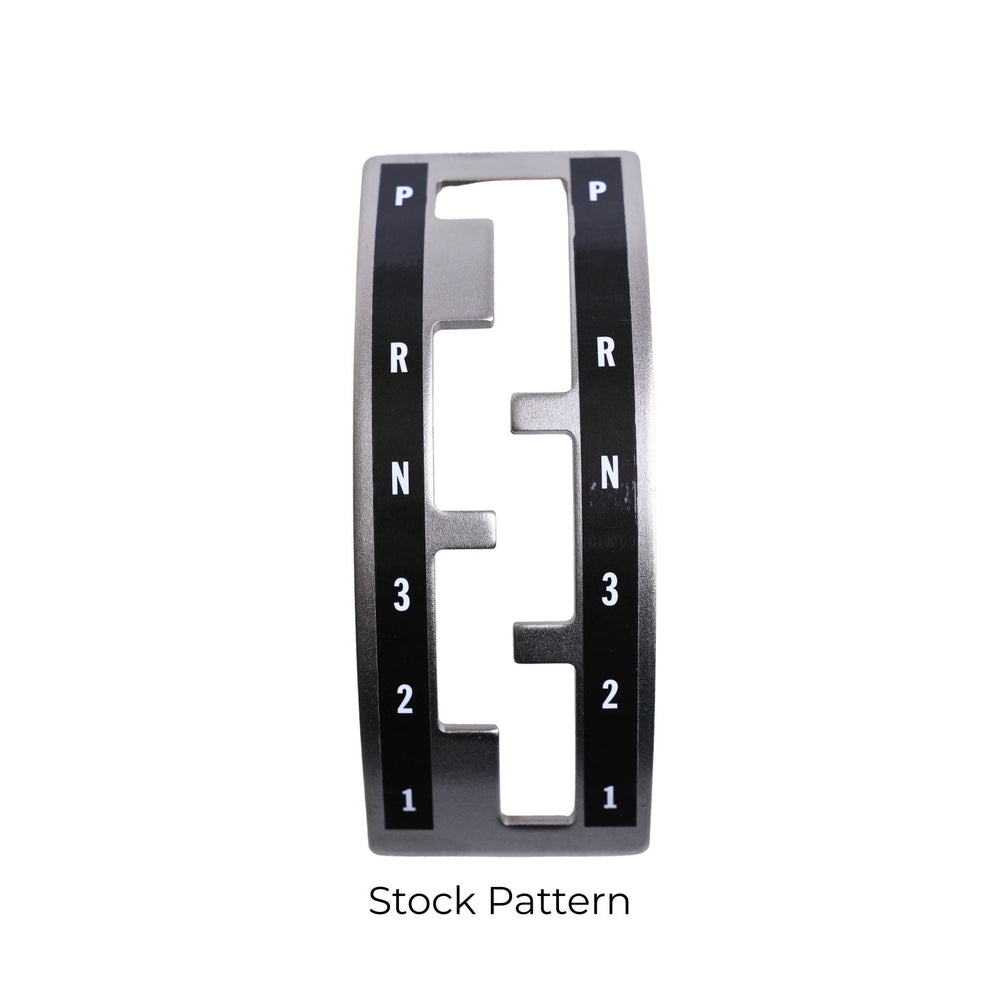 Winters Shifter Gate Plate Replacement fpr A340 and AW4 with shift pattern 'P', 'R', 'N', '3' labels on a white background