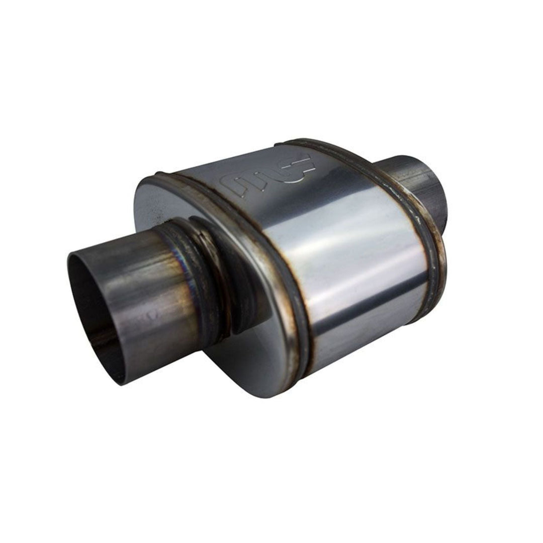 5x8 performance muffler for LS exhaust system on a white background