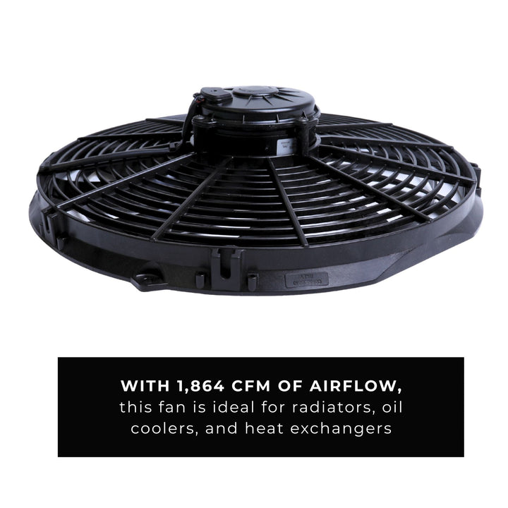 SPAL 14" Electric Radiator Fan – 1864 CFM – 12V