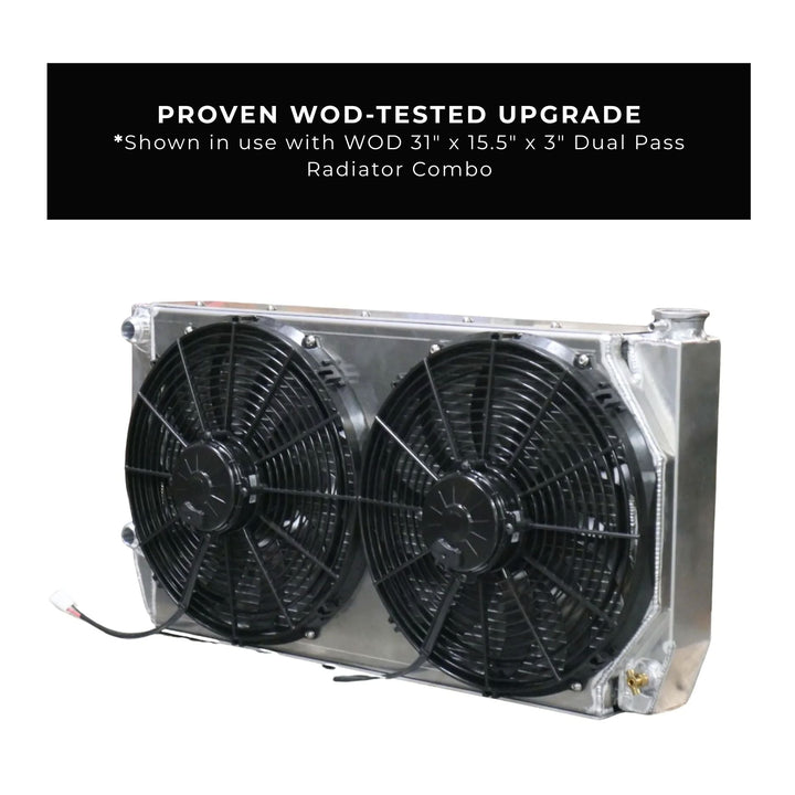 SPAL 14" Electric Radiator Fan – 1864 CFM – 12V