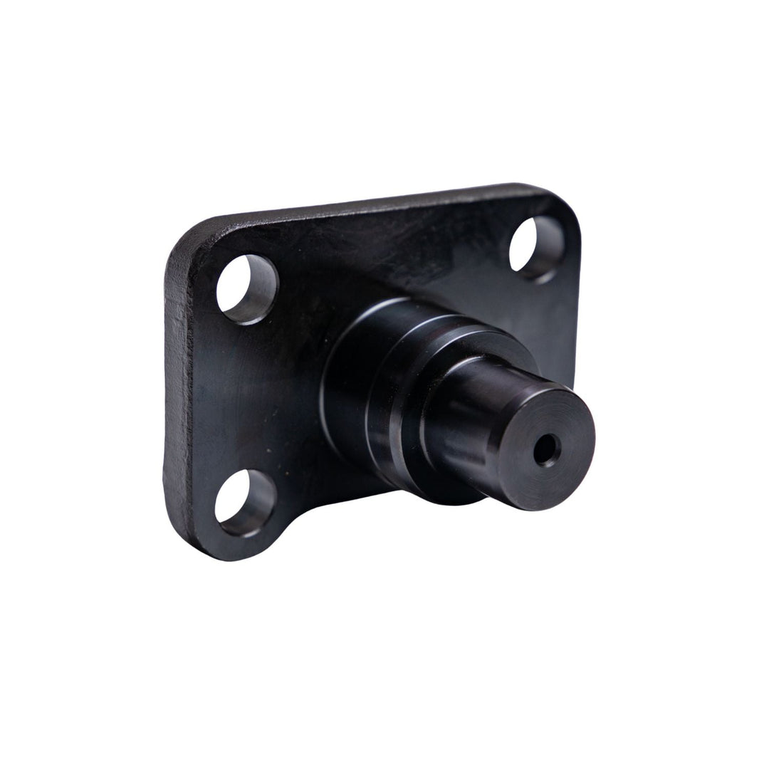 Black dana 60 lower king pin bearing cap replacement on a white background