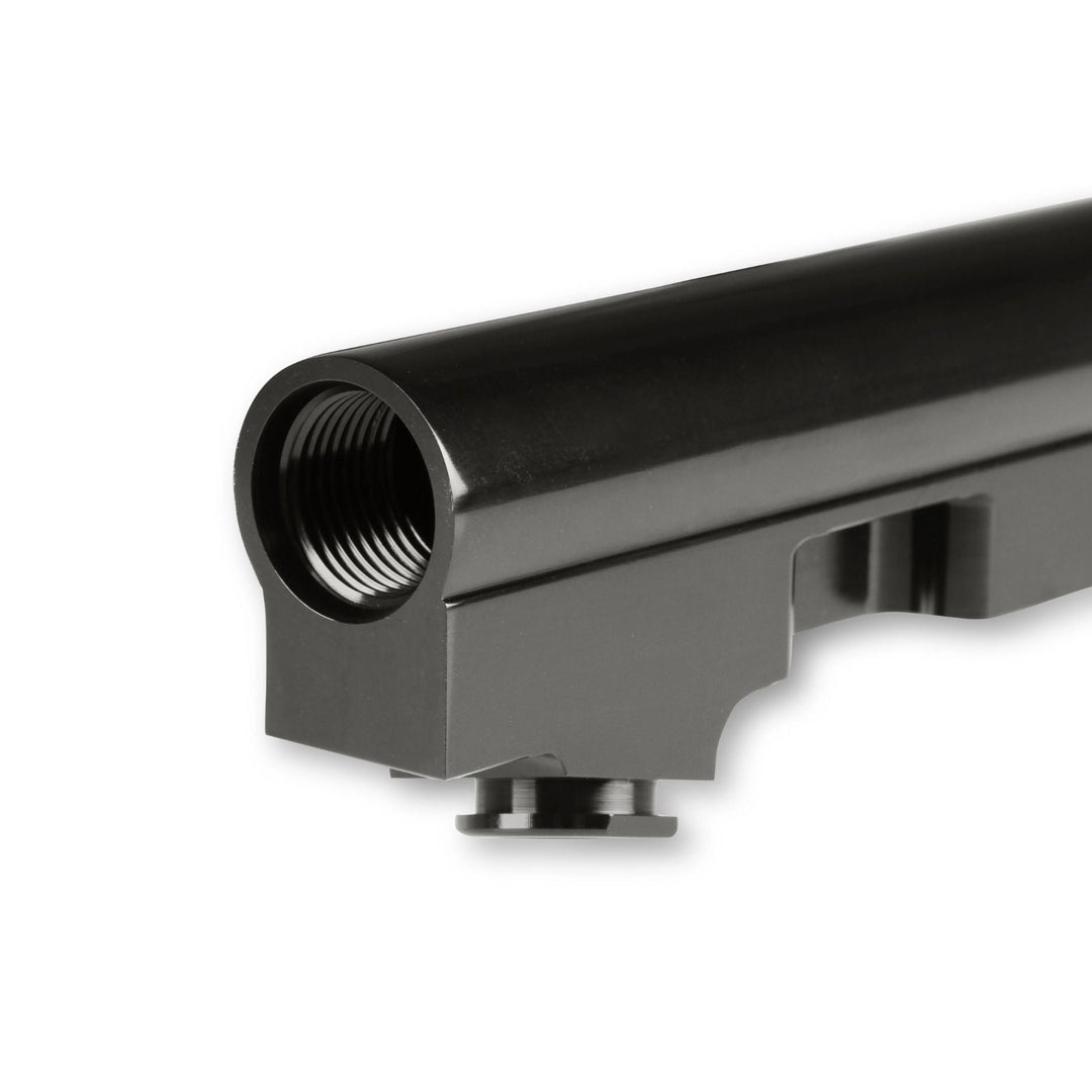 Holley EFI Billet Fuel Rail Kit for GM LS Truck Intake – Black
