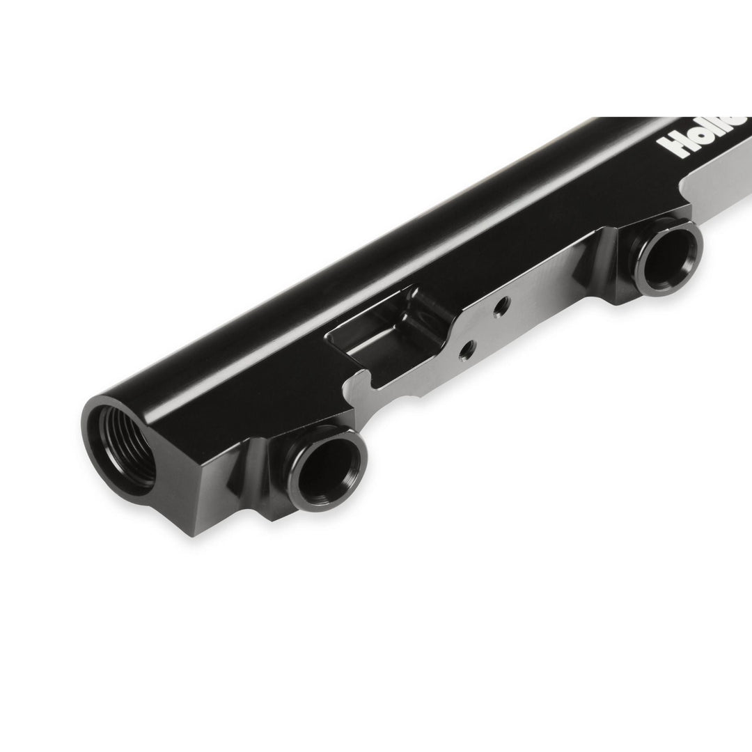 Holley EFI Billet Fuel Rail Kit for GM LS Truck Intake – Black