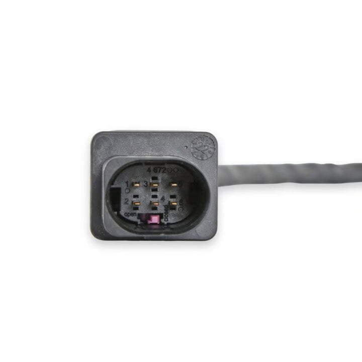 Close-up of a Holley EFI 554-155 oxygen sensor on a white background
