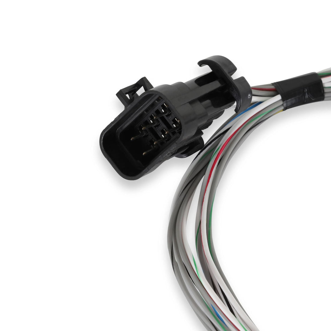 Terminator X Max auxiliary wiring harness with connector on a white background