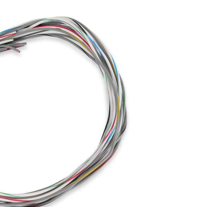 Holley EFI 8 pin I/O harness on a white background