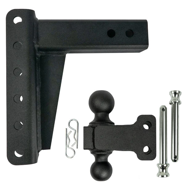 Yukon BulletProof 2.5" Medium Duty Hitch - MD256 - 6" - manufacturer photo 2; vehicle and optional accessories not included