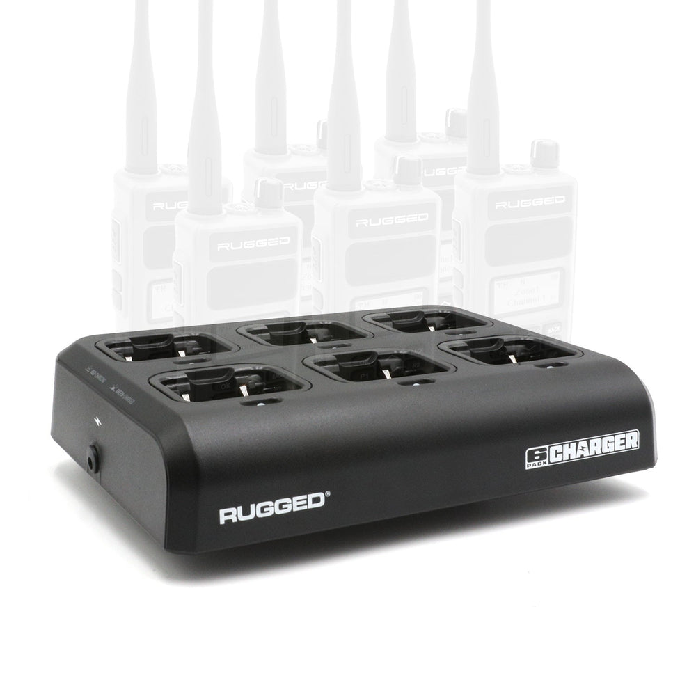Six-Position Handheld Radio Bank Charger - Rugged Radios - Product image 2