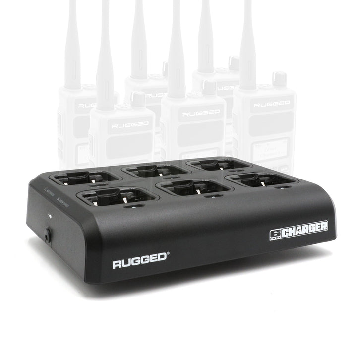 Six-Position Handheld Radio Bank Charger - Rugged Radios - Product image 2