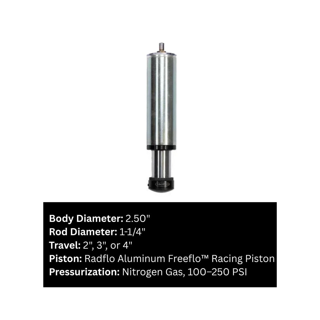 Radflo 2.5 Hydraulic Bump Stop - 1-5/8” Shaft