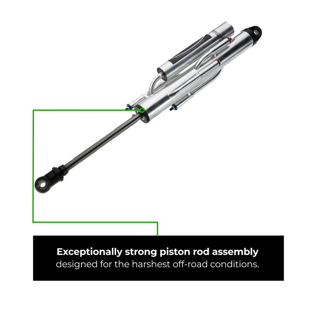 Radflo 3.0 Bypass Shock w/ Piggyback Reservoir – 1” Shaft, 4-Tube