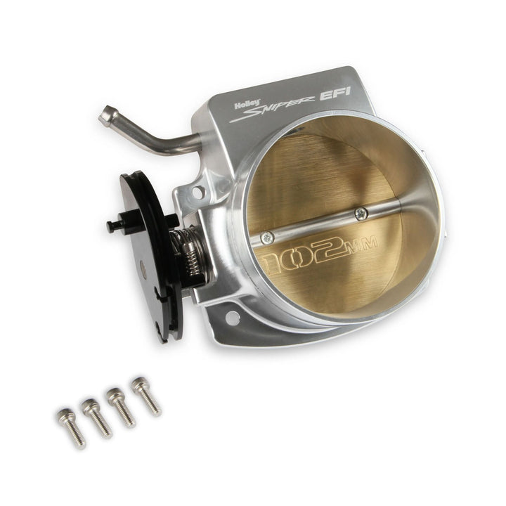 Holley Sniper EFI 102mm LS Throttle Body – Cable Operated – Silver