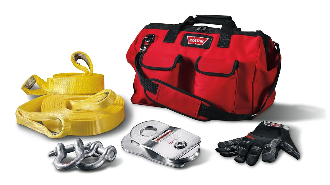 WARN Medium-Duty Recovery Kit - Product and included kit contents