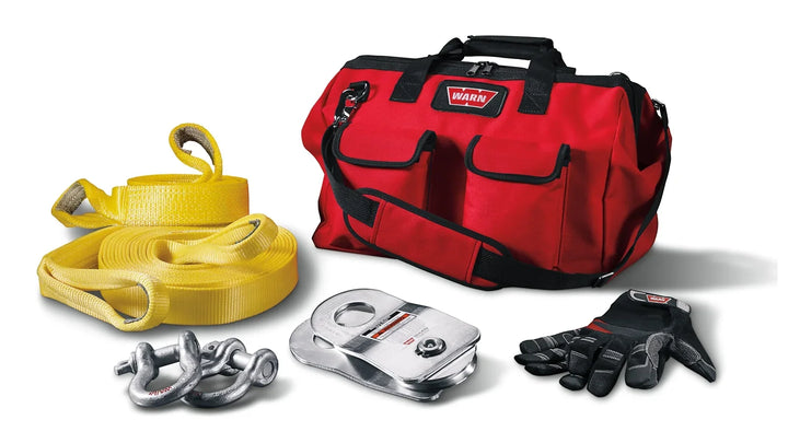 WARN Medium-Duty Recovery Kit - Product and included kit contents