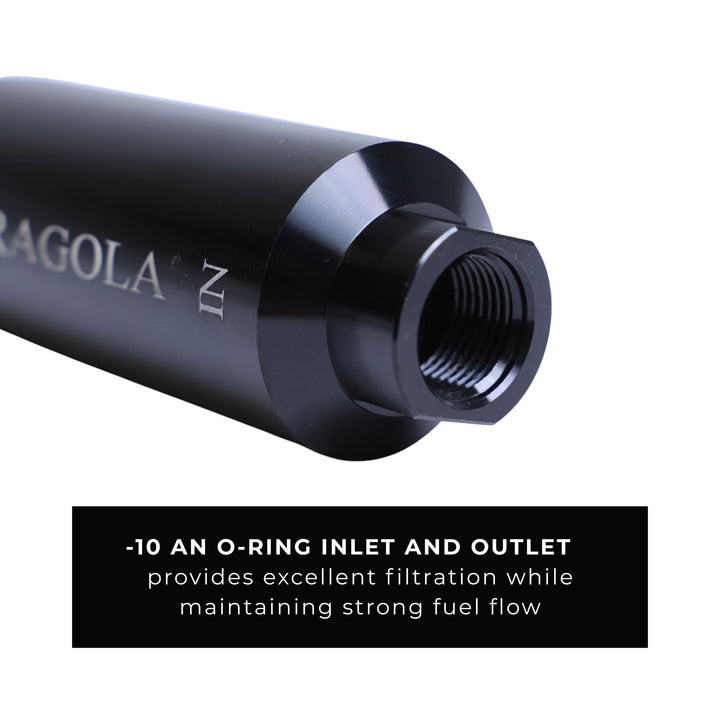 100 micron EFI fuel filter billet aluminum with &