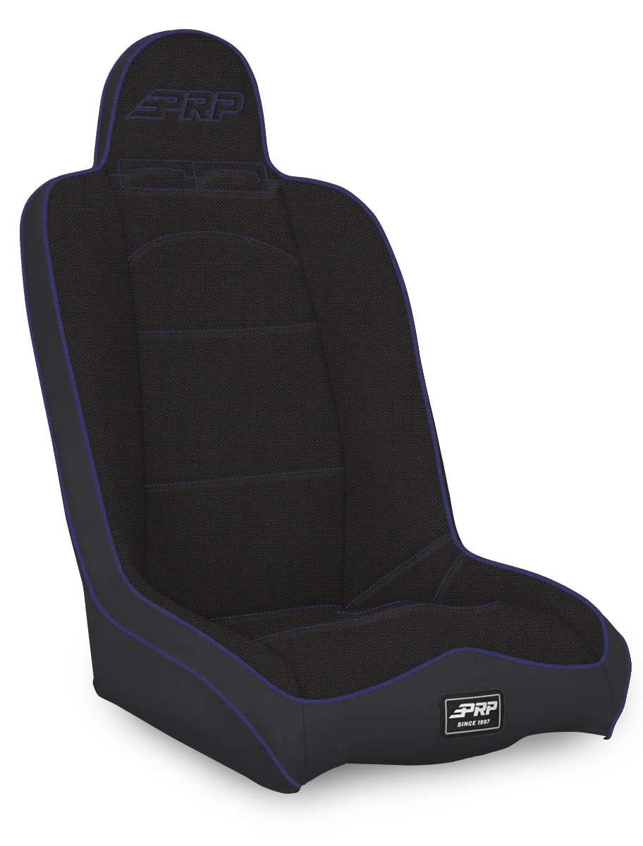 PRP Daily Driver High Back Suspension Seat – Low Containment