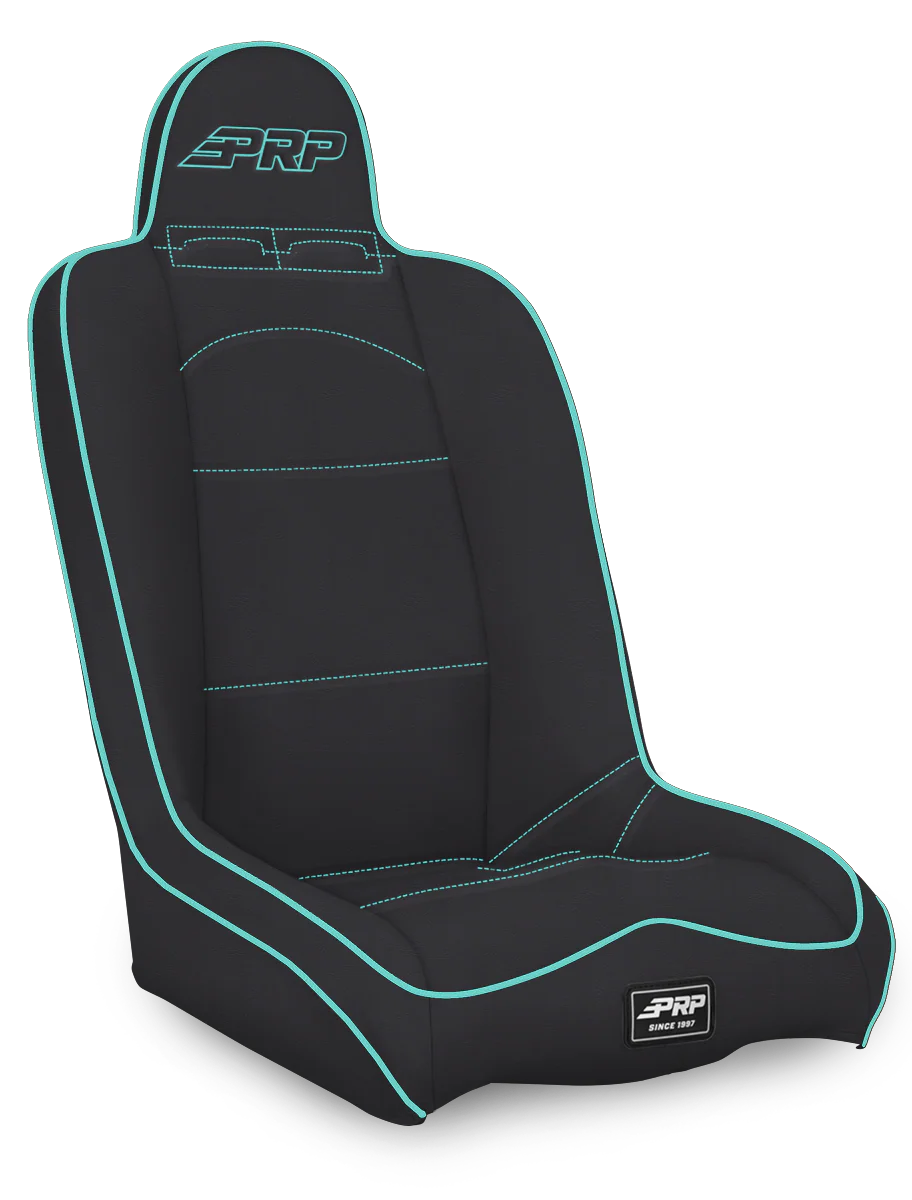 PRP Daily Driver High Back Suspension Seat – Low Containment