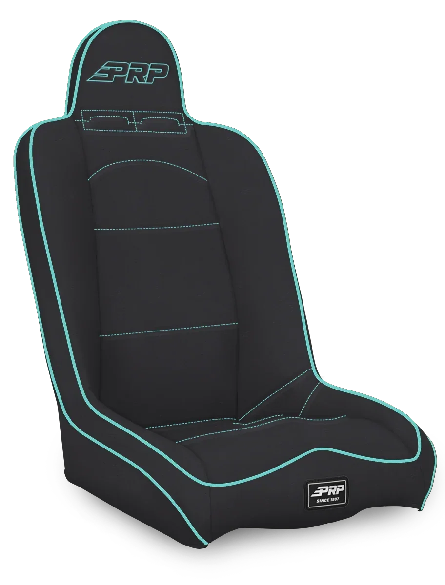 PRP Daily Driver High Back Suspension Seat – Low Containment