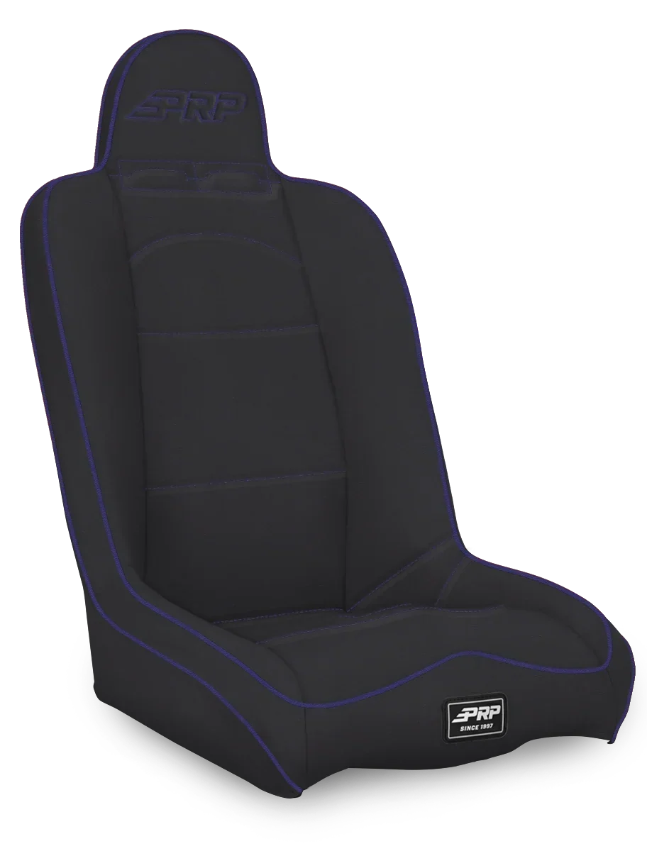 PRP Daily Driver High Back Suspension Seat – Low Containment