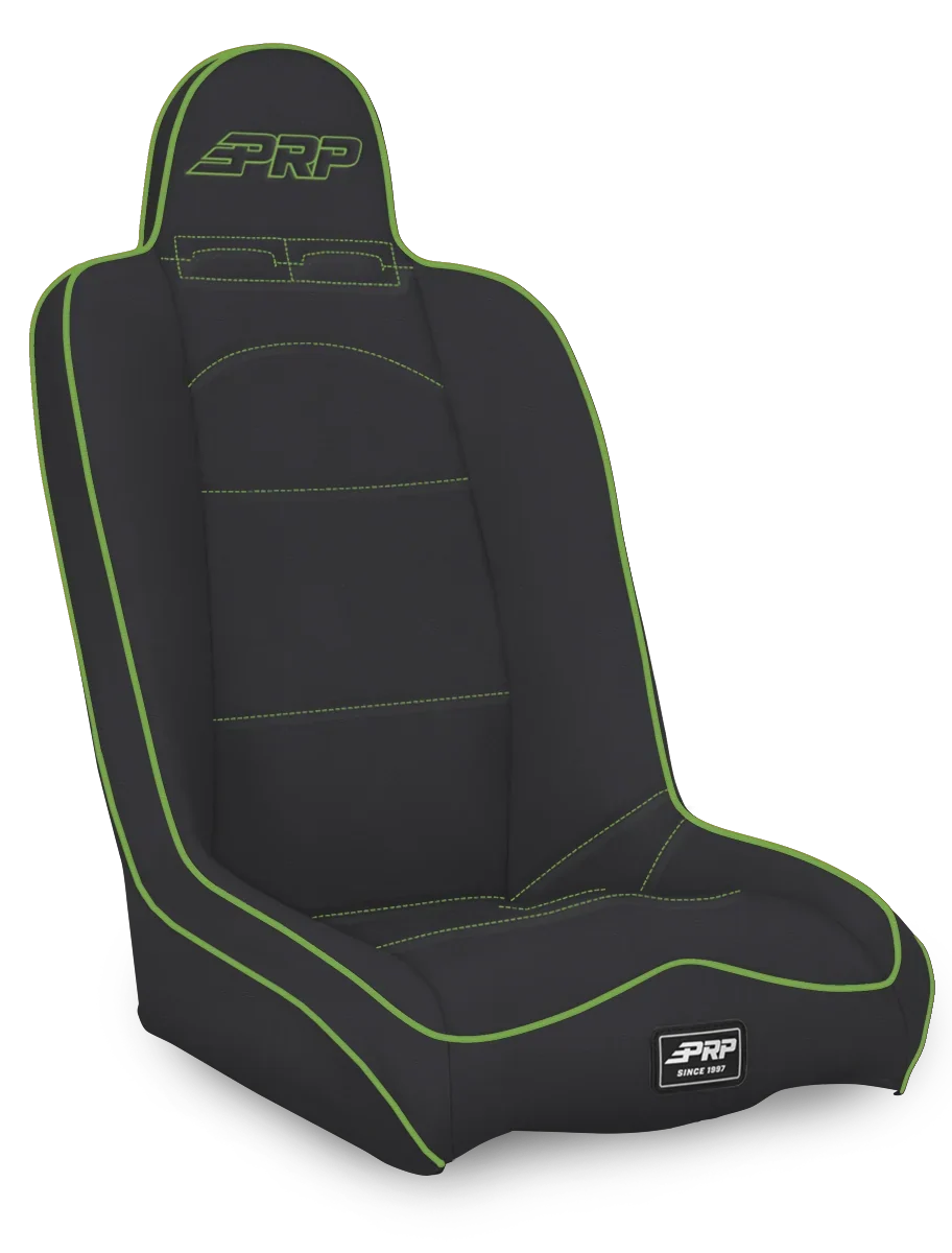 PRP Daily Driver High Back Suspension Seat – Low Containment