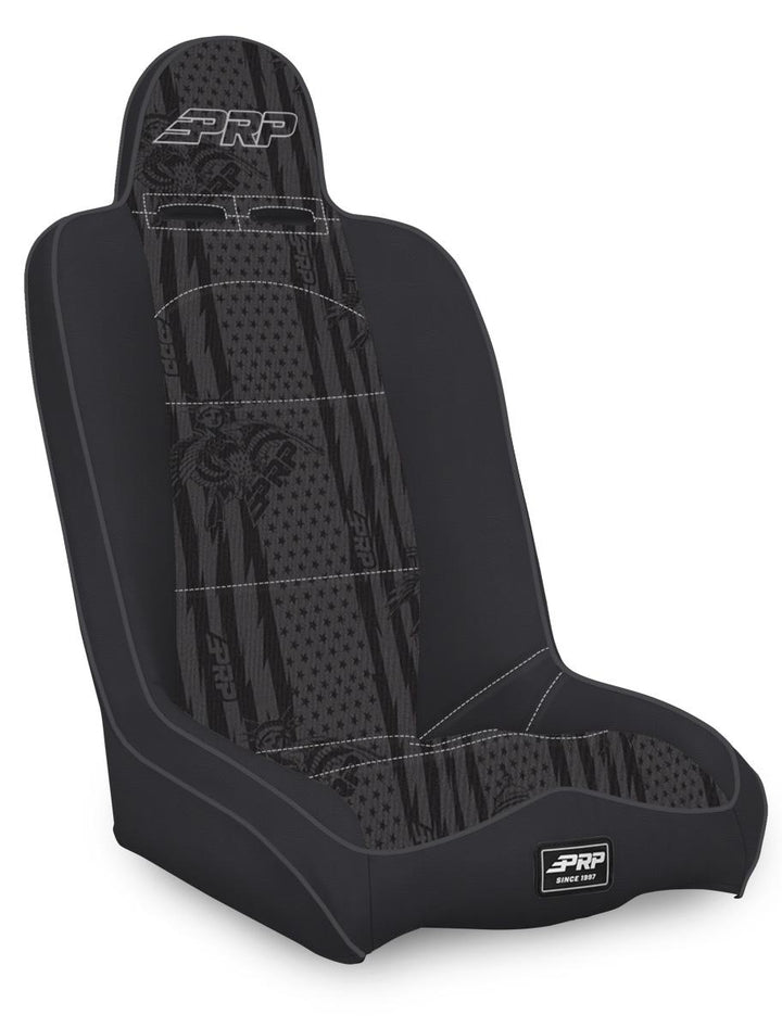 PRP Daily Driver High Back Suspension Seat – Low Containment