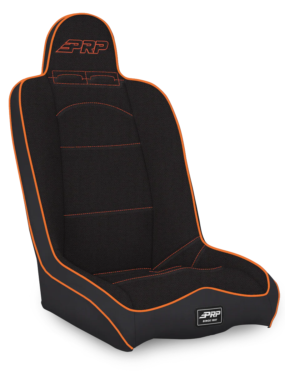 PRP Daily Driver High Back Suspension Seat – Low Containment