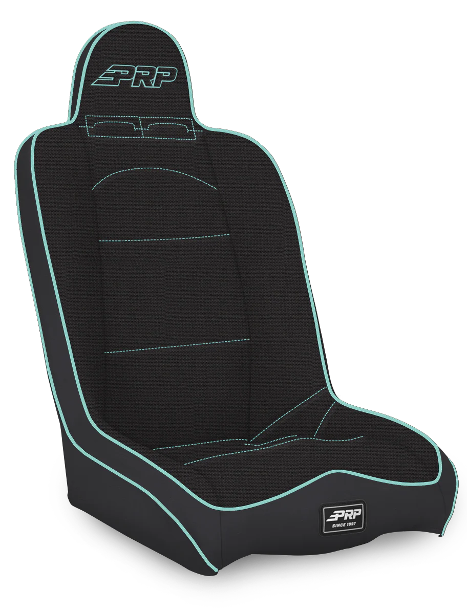 PRP Daily Driver High Back Suspension Seat – Low Containment