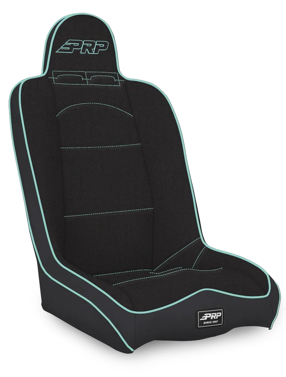 PRP Daily Driver High Back Suspension Seat – Low Containment