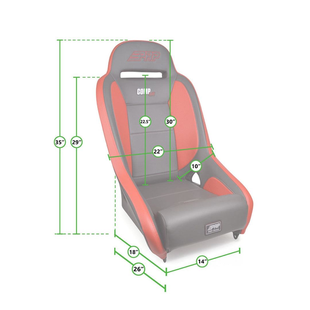 PRP Competition Elite Suspension Seat – Maximum Containment