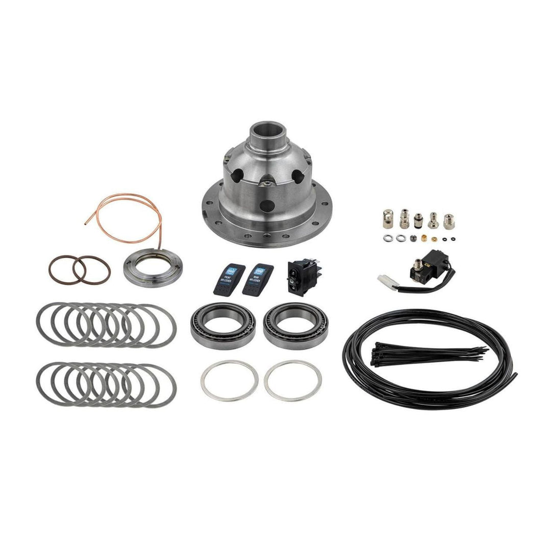 ARB Air Locker Dana 44 30 spline and components arranged on a white background