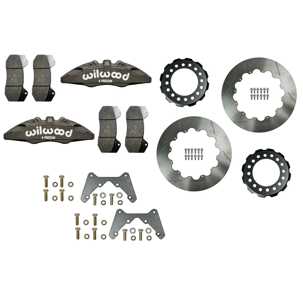 Crane Axle Front Unit Bearing Wilwood 6 Piston Lightweight Brake Kit