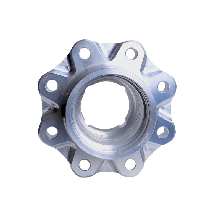 billet aluminum 14 bolt wheel hub set on a white background