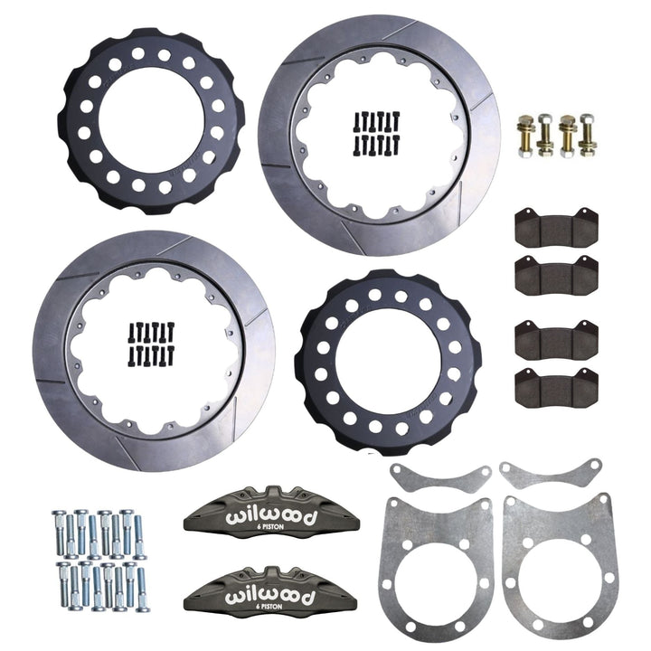 Crane Axle Wilwood GM Dana 60 8 x 6.5" Front Brake Kit - 6-Piston