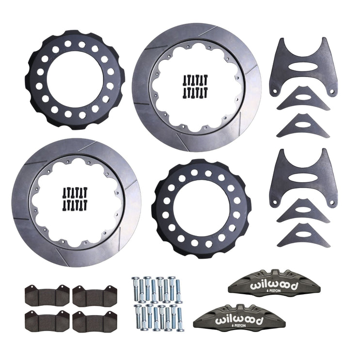 Crane Axle Lightweight Wilwood 8 x 6.5" Rear Brake Kit - 6-Piston