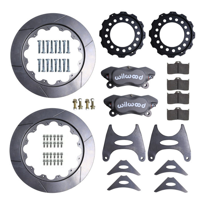 Crane Axle Lightweight Wilwood 8 x 6.5" Rear Brake Kit - 4-Piston