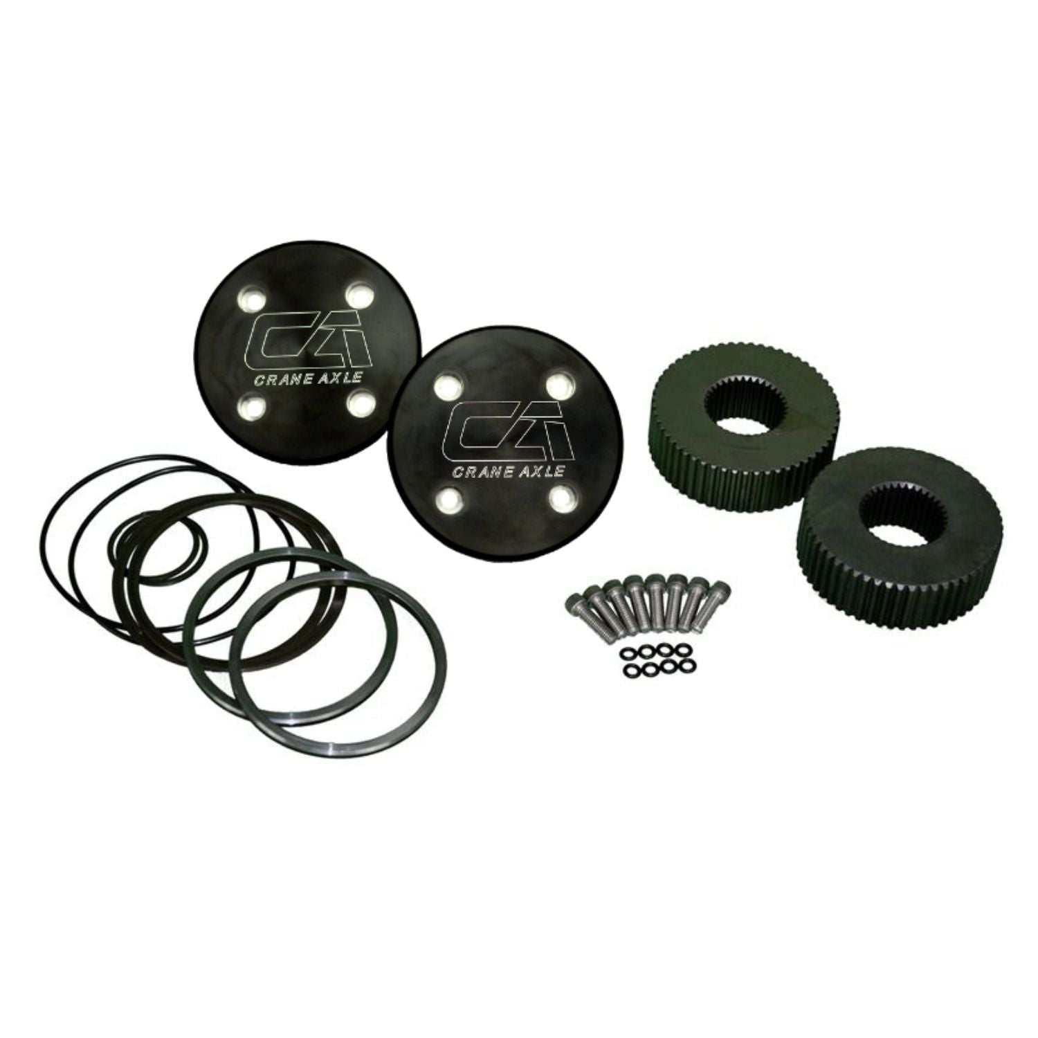 Dana 60 40-Spline Chromoly Drive Flange Kit | Crane Axle | GM & Ford