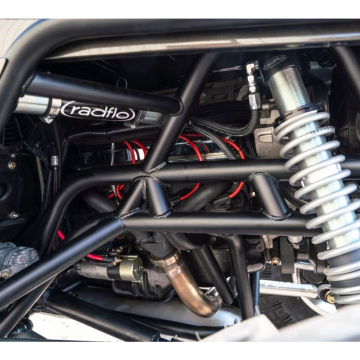 Sanderson Small Block Chevy Block Hugger Headers – Raw Steel