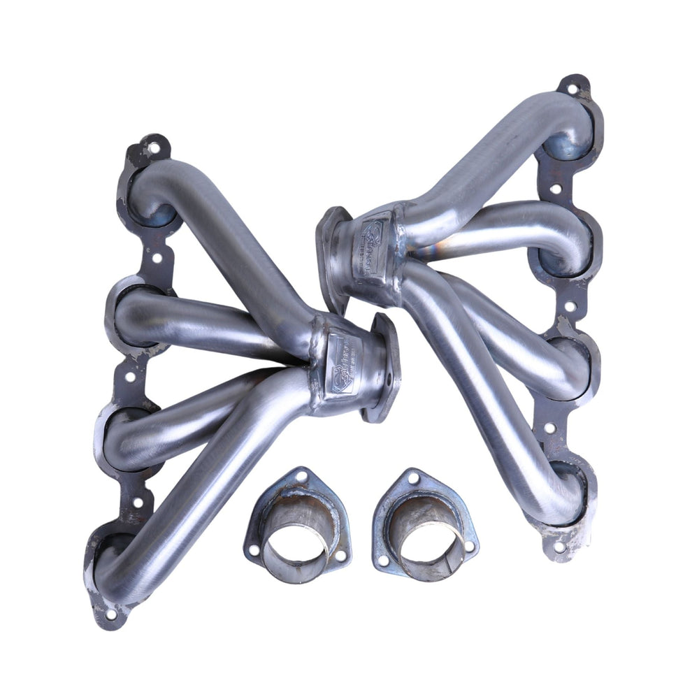 Sanderson LT Block Hugger Shorty Headers – Raw Steel