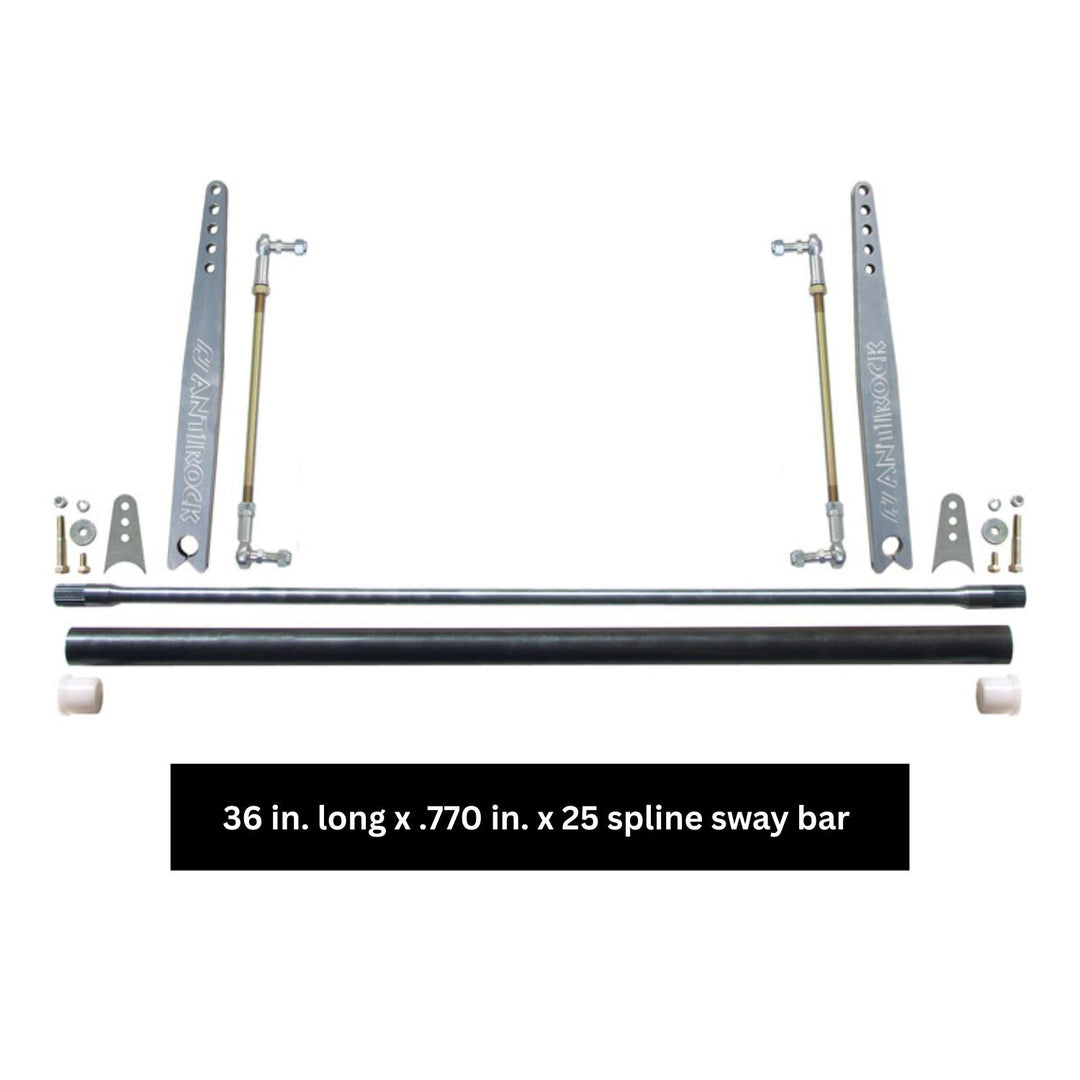 AntiRock sway bar kit for custom buggy
 on a white background