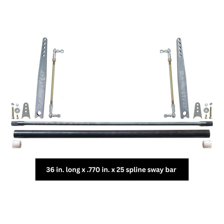 AntiRock sway bar kit for custom buggy
 on a white background