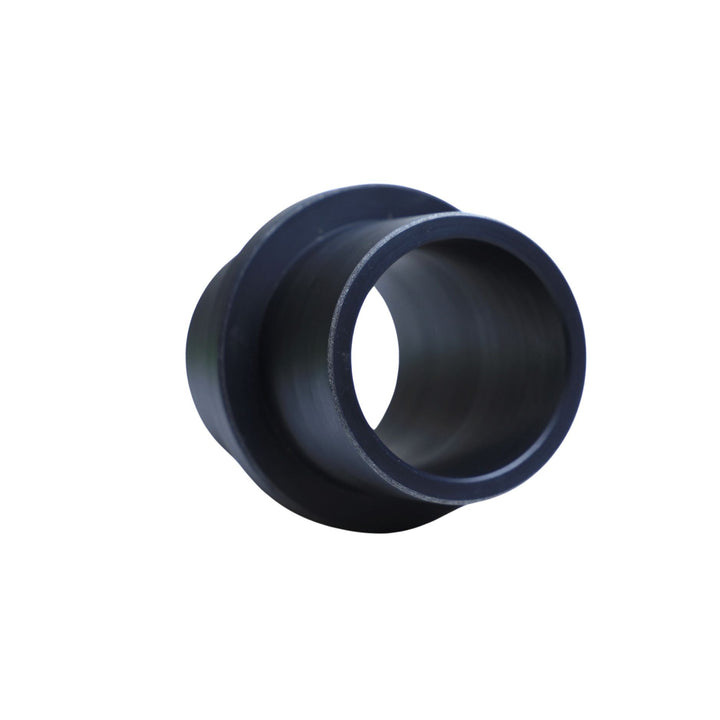 Black 2.0 coilover spring floater replacement on a white background