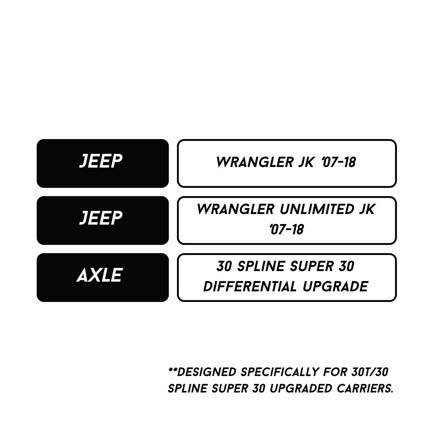 ぺんたん RCV Ultimate Dana 30 30T CV Axle Set | Jeep JK | Super 30 Upgrade