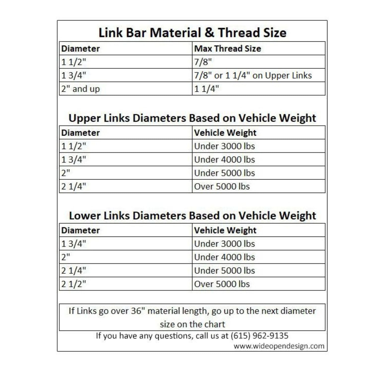 7075 Aluminum Suspension Links | Custom 4-Link | Wide Open Design