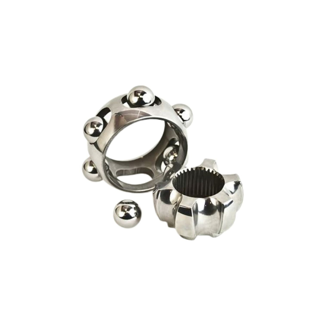 Dana 60 CV joint internal rebuild parts on a white background