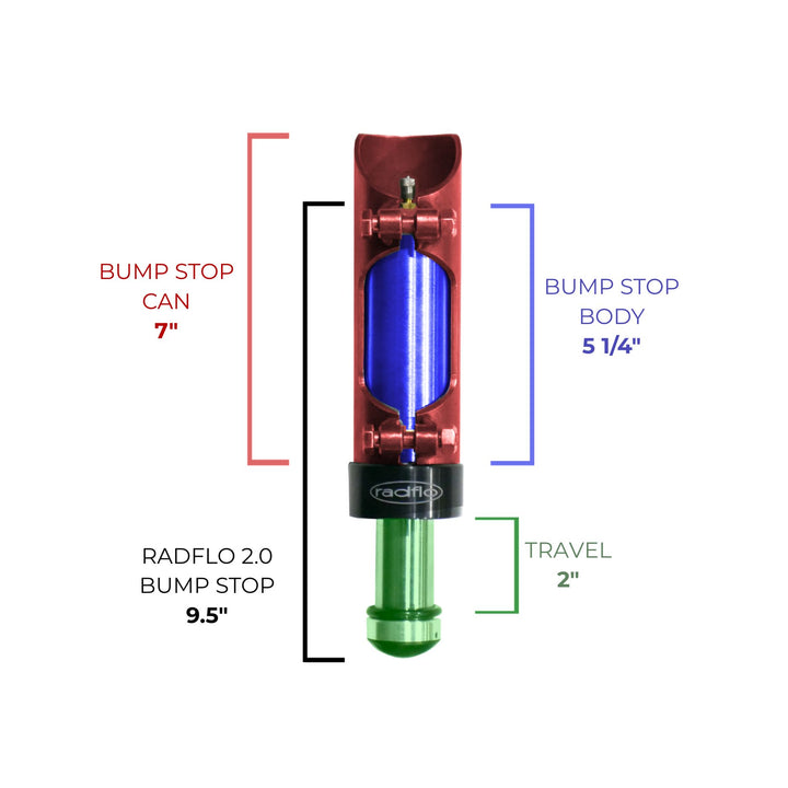 WOD Dual Bump Stop Can Mount Kit for 1.75" Tube - Weld On