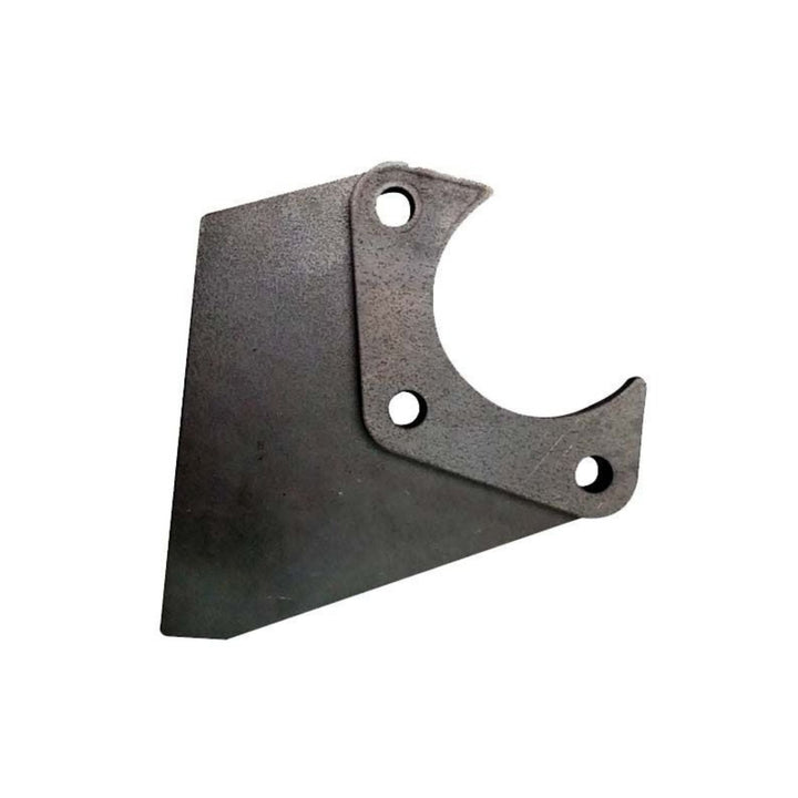 steel carrier bearing mount plate on a white background