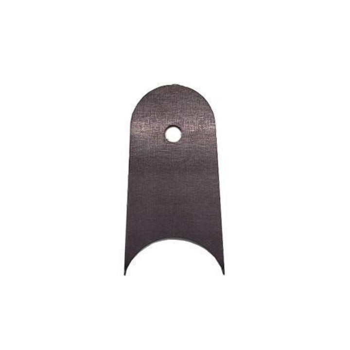 Long axle link tab on a white background